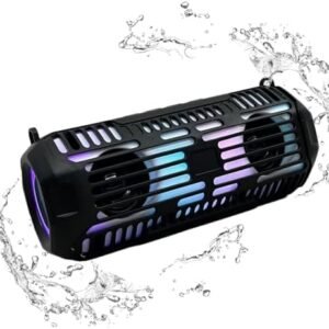 Portable Wireless Bluetooth Speakers,Outdoor Sports Speakers,IPX5 Waterproof,3D Stereo,8 Hours Playback time,with HD Sound for Pool, Beach, Bike, Travel