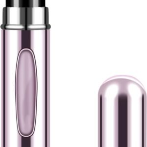 Refillable Mini Perfume Atomizer Bottle,Portable Separate Bottles,Travel and Outings Spray Boxes Dispensers 5ml/0.2oz (Bright pink)