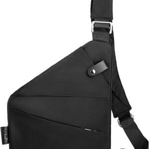 Wander Plus Anti Theft Travel Bag,Slim Sling Bag, Crossbody Purse Bags for Women Men