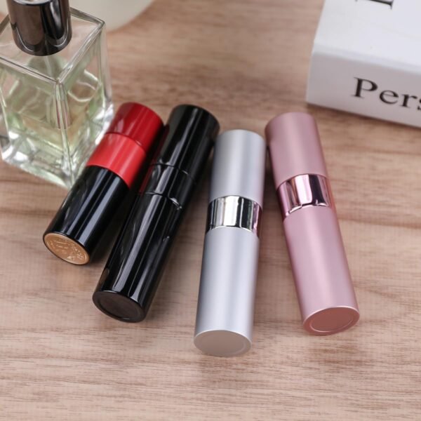 Perfume Travel Refillable Perfume Atomizer Bottle Portable Spray Pump Case for Travel 4 Pcs Pack of 8ML - Image 6