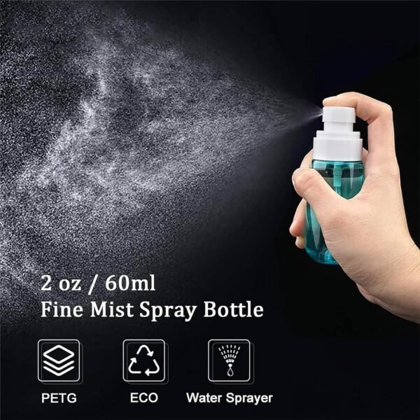 Cosywell Travel Kit TSA Approved Toiletry Bottles 5 Pack Travel Size Containers Leakproof Plastic Cream Jars Refillable Spray Bottle Cream Lotion Travel Essential Toiletries(Green) - Image 3
