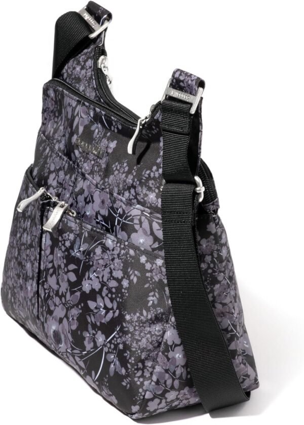 Baggallini Cross Over Crossbody Bag for Women - Lightweight Water Resistant Travel Bag- Adjustable Strap Extra Pockets - Image 2