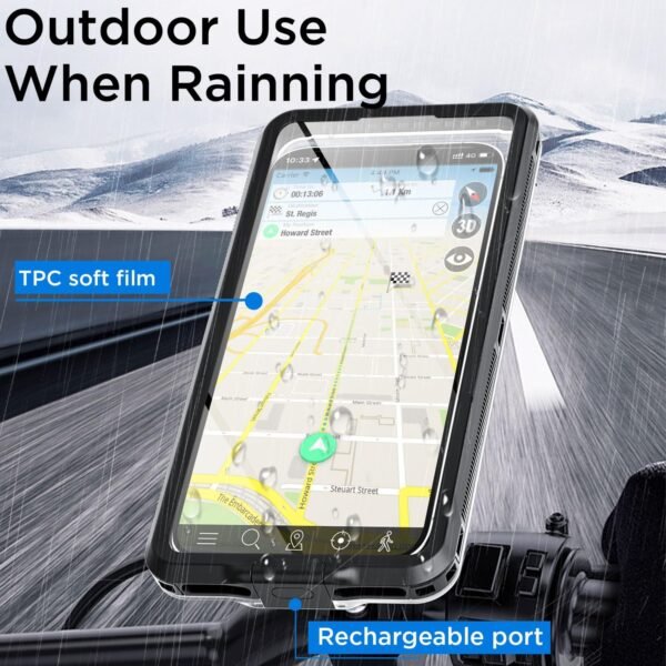 AICase Waterproof Phone Case,Universal Self-Check Function Underwater Pouch Dry Bag Beach Travel Essentials Snorkeling Case for iPhone 15 14 13 11 12/Samsung S24/LG,Google/Xiaomi/Nokia/Motorola Black - Image 8